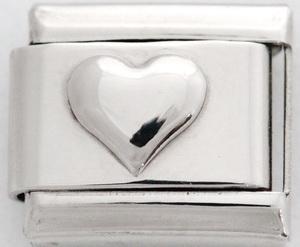 9mm Heart Single Link-Charmed Jewellery