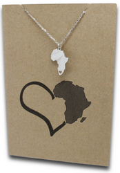 Africa Pendant & Chain - Card 91