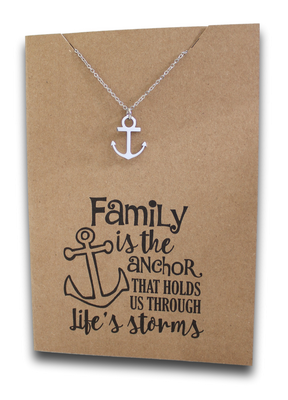 Anchor Pendant & Chain - Card 306