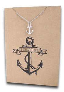 Anchor Pendant & Chain - Card 307