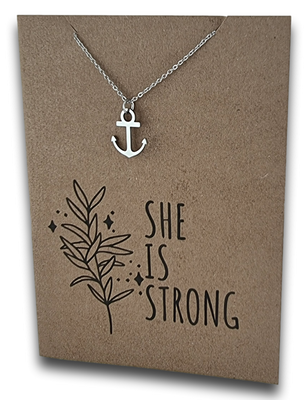 Anchor Pendant & Chain - Card 463