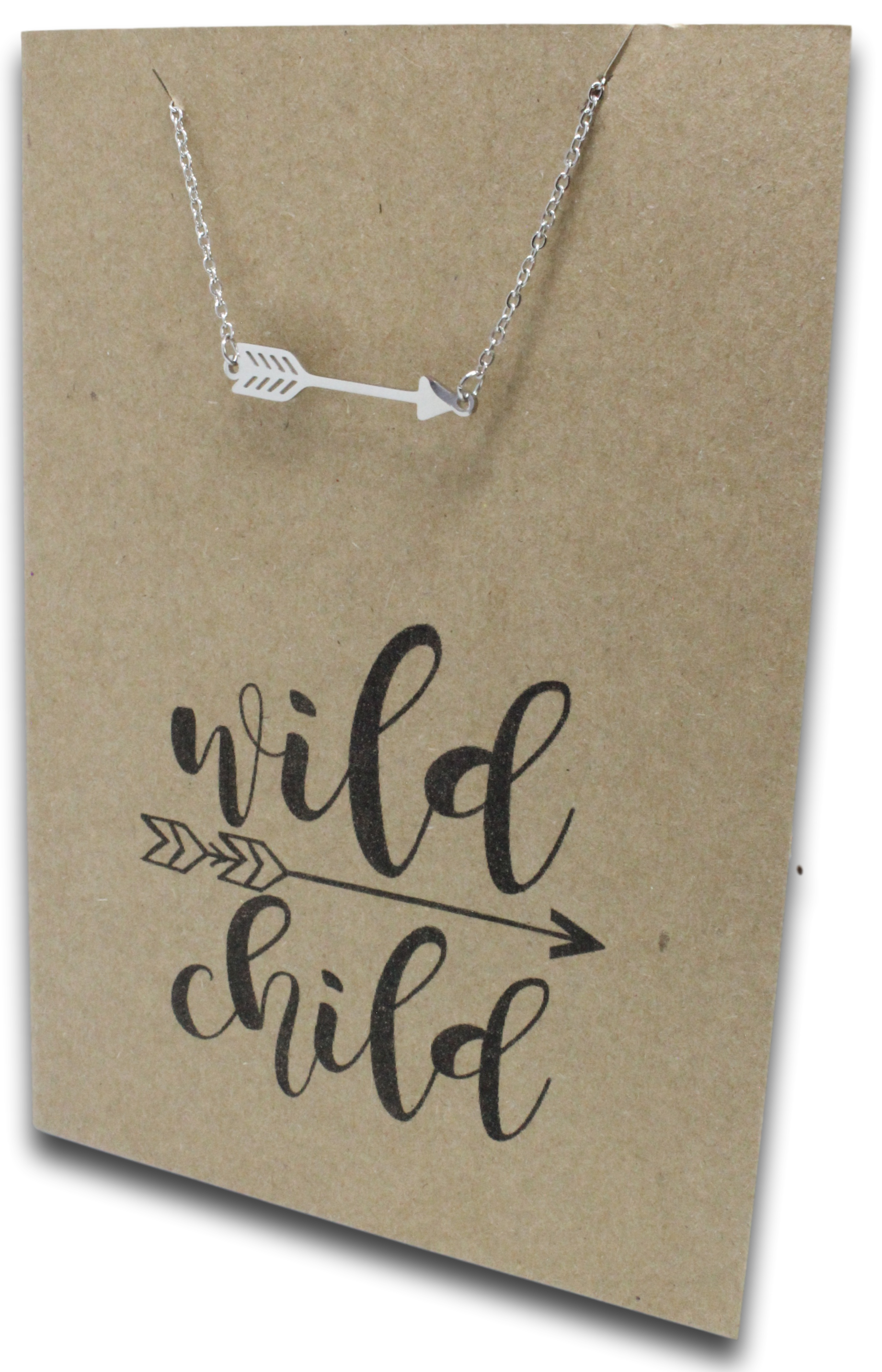 Arrow Pendant & Chain - Card 105-Charmed Jewellery