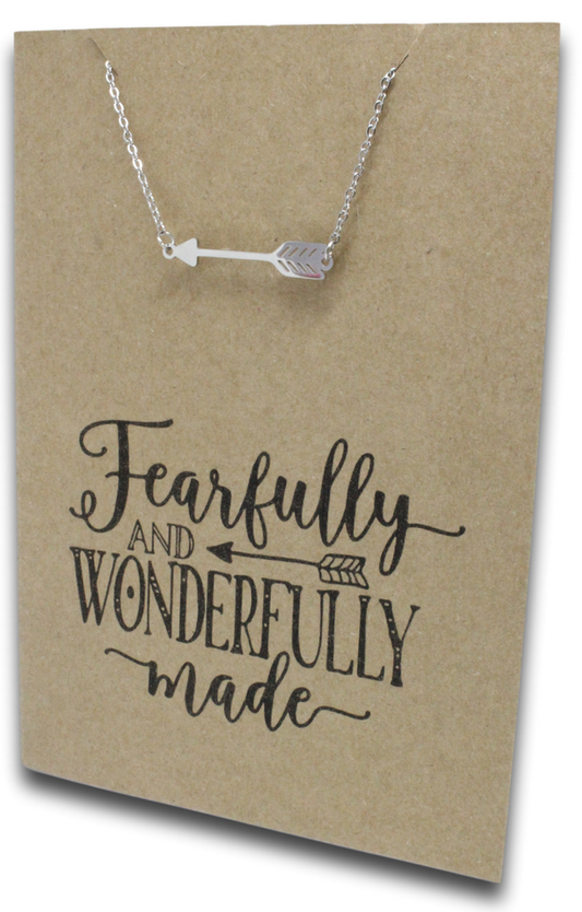 Arrow Pendant & Chain - Card 99-Charmed Jewellery