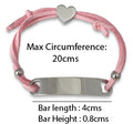 Children's Medical Alert Engraved ID Bracelet (More colours available)
