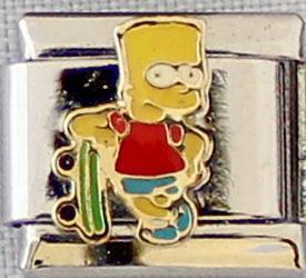 Bart Simpson 9mm Charm-Charmed Jewellery