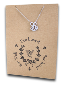 Bee Pendant & Chain - Card 326