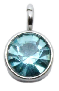 Birthstone Charm December (Engraved jewellery)