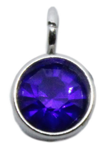 Birthstone Charm September (Engraved jewellery)