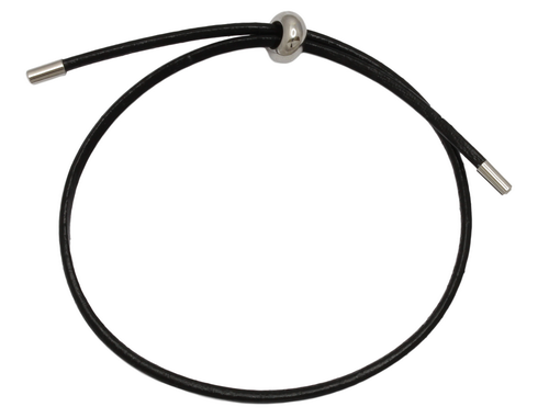 Black Adjustable Cord Bracelet (Fits Mini Charms)-Charmed Jewellery
