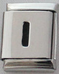 Black Letter I 13mm Charm-Charmed Jewellery