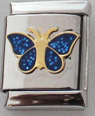 Blue Butterfly 13mm Charm-Charmed Jewellery