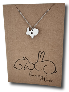 Bunny Pendant & Chain - Card 437