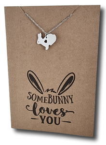 Bunny Pendant & Chain - Card 438