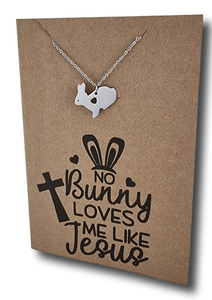 Bunny Pendant & Chain - Card 440