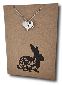 Bunny Pendant & Chain - Card 441