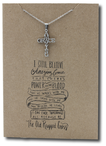 Amazing Grace Pendant & Chain - Card 485