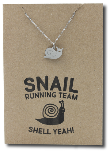 Snail Pendant & Chain - Card 493