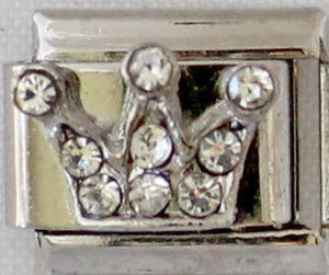 CZ Crown 9mm Charm-Charmed Jewellery