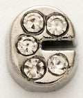 CZ Letter C Locket Charm-Charmed Jewellery
