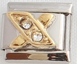 CZ Letter X 9mm Charm-Charmed Jewellery