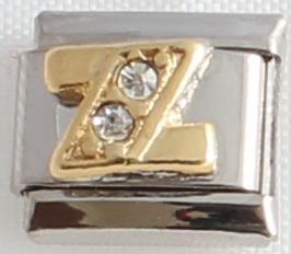 CZ Letter Z 9mm Charm-Charmed Jewellery