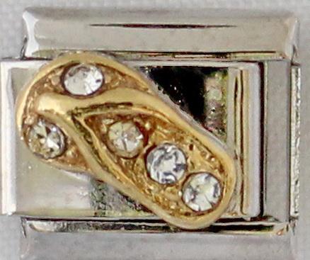 CZ Sandal 9mm Charm-Charmed Jewellery