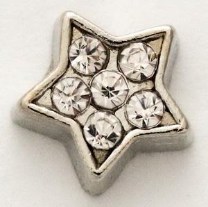 CZ Star Locket Charm-Charmed Jewellery