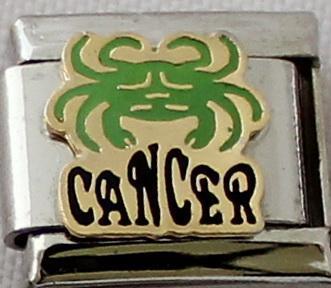Cancer Colour 9mm Charm-Charmed Jewellery