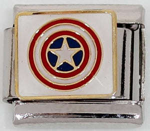Captain America 9mm Charm-Charmed Jewellery