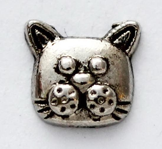 Cat Face Locket Charm-Charmed Jewellery