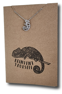 Chameleon Pendant & Chain - Card 387