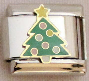 Christmas tree 9mm Charm-Charmed Jewellery