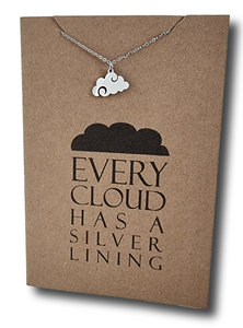 Cloud Pendant & Chain - Card 419