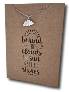 Cloud Pendant & Chain - Card 420