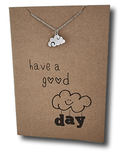 Cloud Pendant & Chain - Card 423