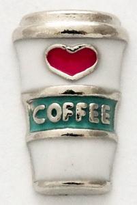 Coffee Locket Charm-Charmed Jewellery