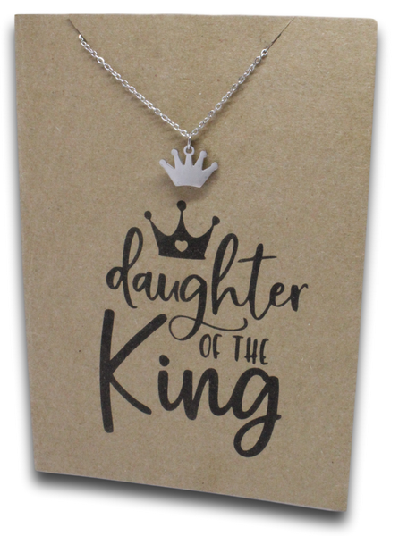 Crown Pendant & Chain - Card 146-Charmed Jewellery