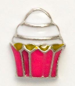 Cupcake Locket Charm-Charmed Jewellery