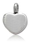 Custom Engraved Cremation Pendant - Heart