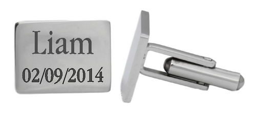 Custom Engraved Cufflinks