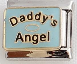 Daddy's Angel 9mm Charm-Charmed Jewellery