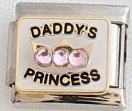 Daddy's Princess 9mm Charm-Charmed Jewellery