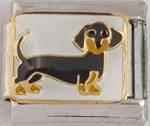 Daschund Sausage Dog 9mm Charm