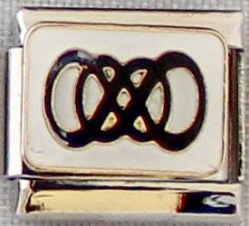 Double infinity 9mm Charm-Charmed Jewellery