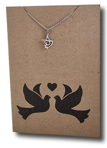 Dove Pendant & Chain - Card 427