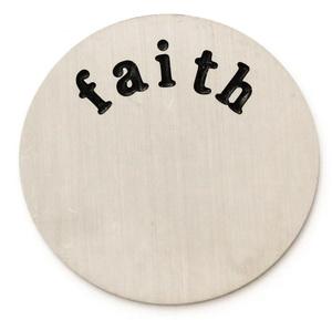 Floating Locket Plate - Faith-Charmed Jewellery