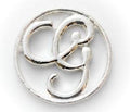 Floating Locket Plate - Letter G-Charmed Jewellery