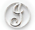 Floating Locket Plate - Letter I-Charmed Jewellery