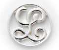 Floating Locket Plate - Letter L-Charmed Jewellery
