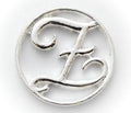 Floating Locket Plate - Letter Z-Charmed Jewellery